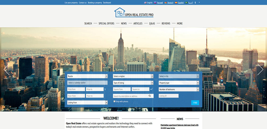 Open Real Estate - About real estate CMS