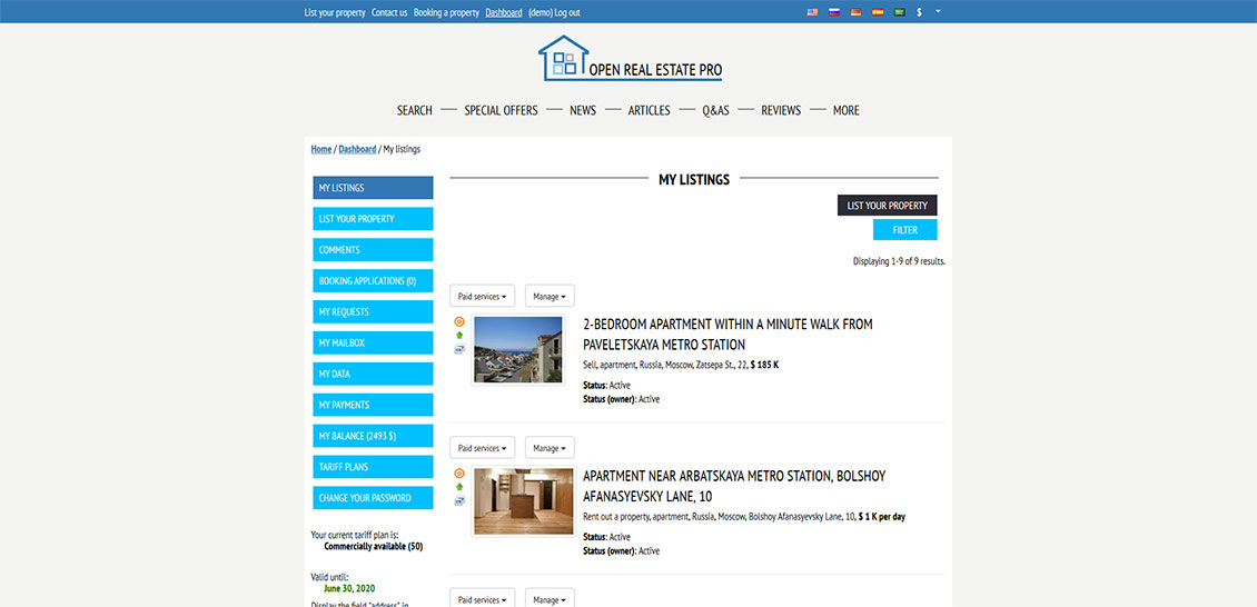 Open Real Estate About real estate CMS