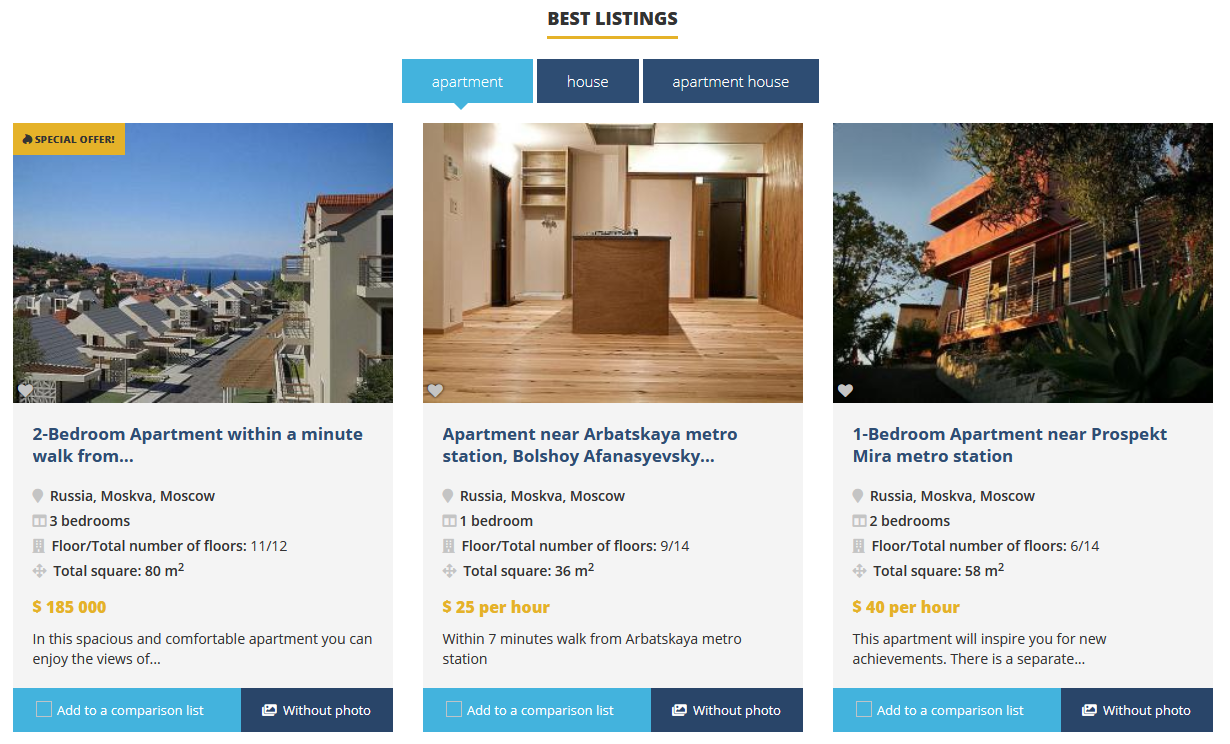 New features in Open Real Estate CMS 1.33.0 version