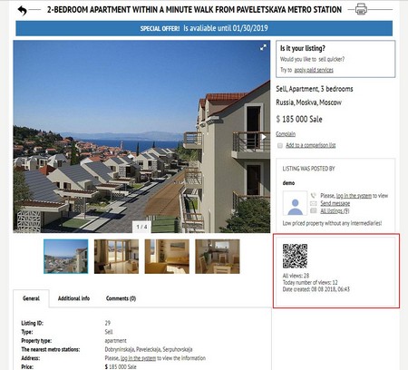 View listing - Open Real Estate CMS