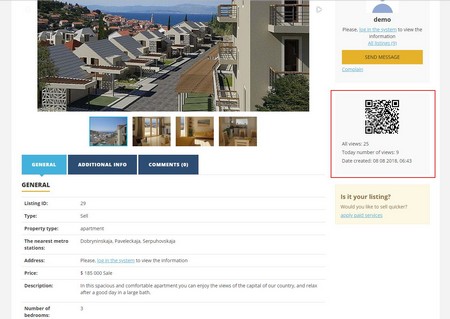 View listing - Open Real Estate CMS