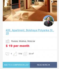 The preview of the new design for Open Real Estate